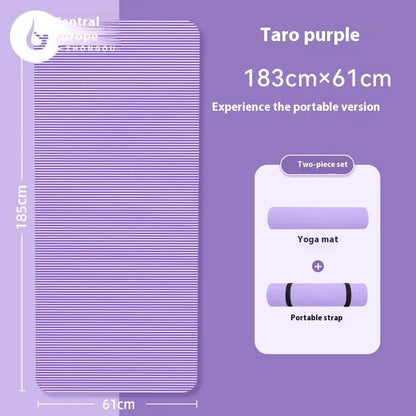 10MM Non-Slip Athletic Yoga Mat for Home Training, Pilates and Gymnastics 10MM Non-Slip Athletic Yoga Mat for Home Training, Pilates and Gymnastics