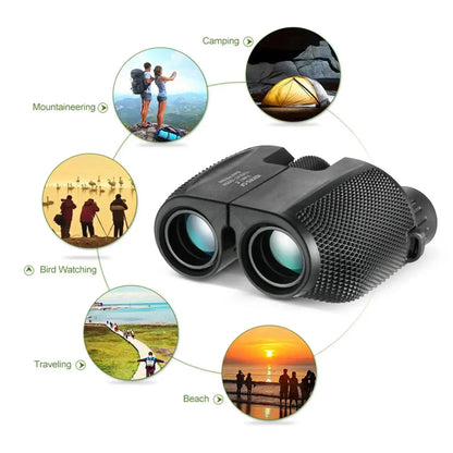 10x25 Compact Binoculars - BaK4 Prism for Bird Watching, Concerts & Travel 10x25 Binoculars,Large View Compact Telescopes for Adults/Kids Bird Watching Outdoor Travel Sightseeing Concerts Hunting Hiking