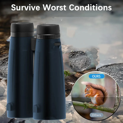 10x50 Blue Binoculars - Professional Optics for Hiking, Sports & Astronomy 10X50 blue binoculars, beautiful in appearance, suitable for hiking, field exploration, sporting events, and starry sky observat