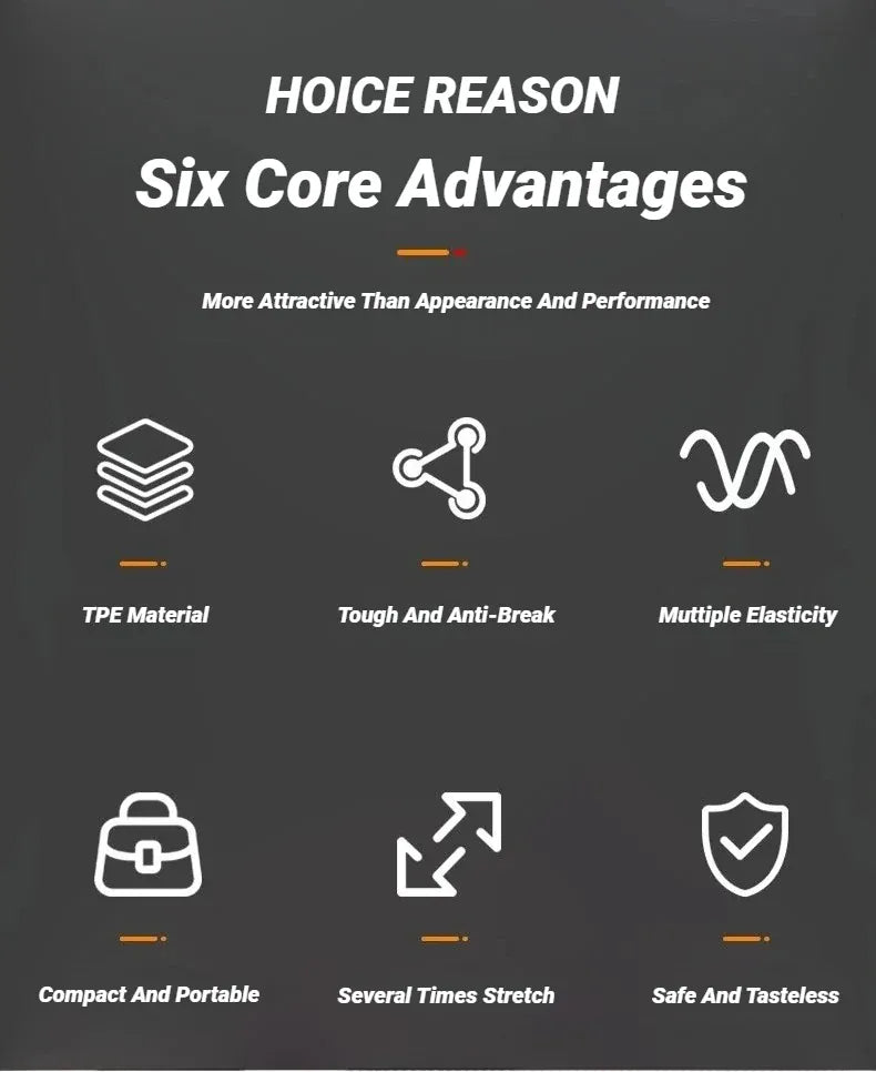 11-Piece Resistance Band Set – TPE Pull Rope, Ankle Strap & Chest Expander | Wahooly 11-Piece Resistance Band Set – TPE Pull Rope, Ankle Strap & Chest Expander Kit