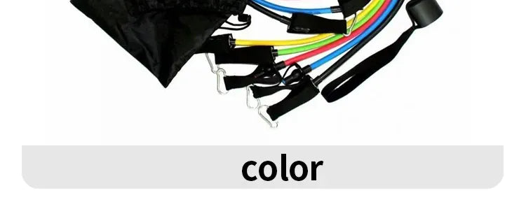 11pcs TPE Resistance Band Set Fitness Band Pull Rope Elastic Training Band With Door Anchor Handles Carry Bag Legs Ankle Straps 11pcs TPE Resistance Band Set Fitness Band Pull Rope Elastic Training Band With Door Anchor Handles Carry Bag Legs Ankle Straps