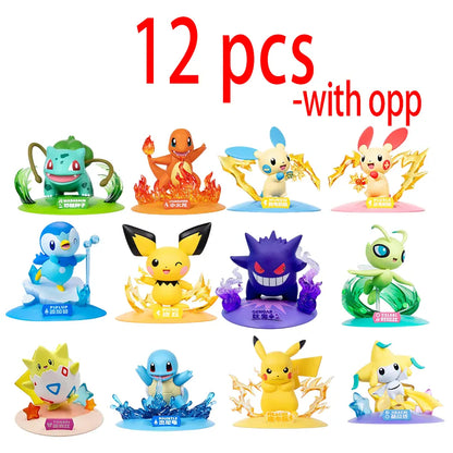12 Pok é mon Action Dolls Pikachu Blind Box Anime Models Desktop Decorations Pok é mon Toys Children's Birthday Gifts 12 Pok é mon Action Dolls Pikachu Blind Box Anime Models Desktop Decorations Pok é mon Toys Children's Birthday Gifts