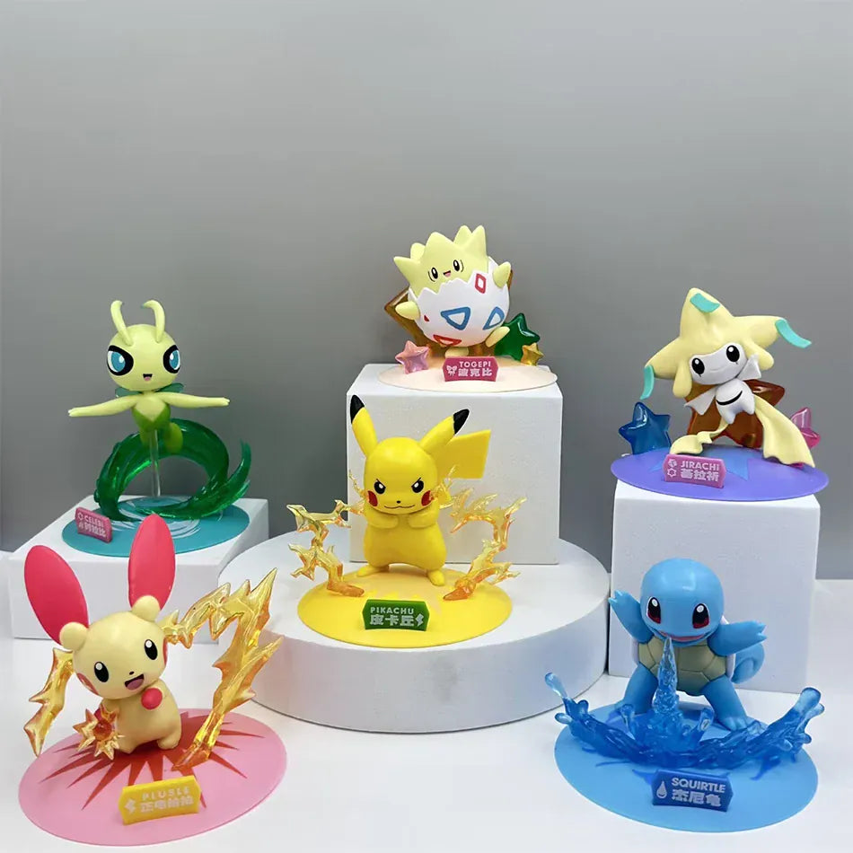 12 Pok é mon Action Dolls Pikachu Blind Box Anime Models Desktop Decorations Pok é mon Toys Children's Birthday Gifts 12 Pok é mon Action Dolls Pikachu Blind Box Anime Models Desktop Decorations Pok é mon Toys Children's Birthday Gifts