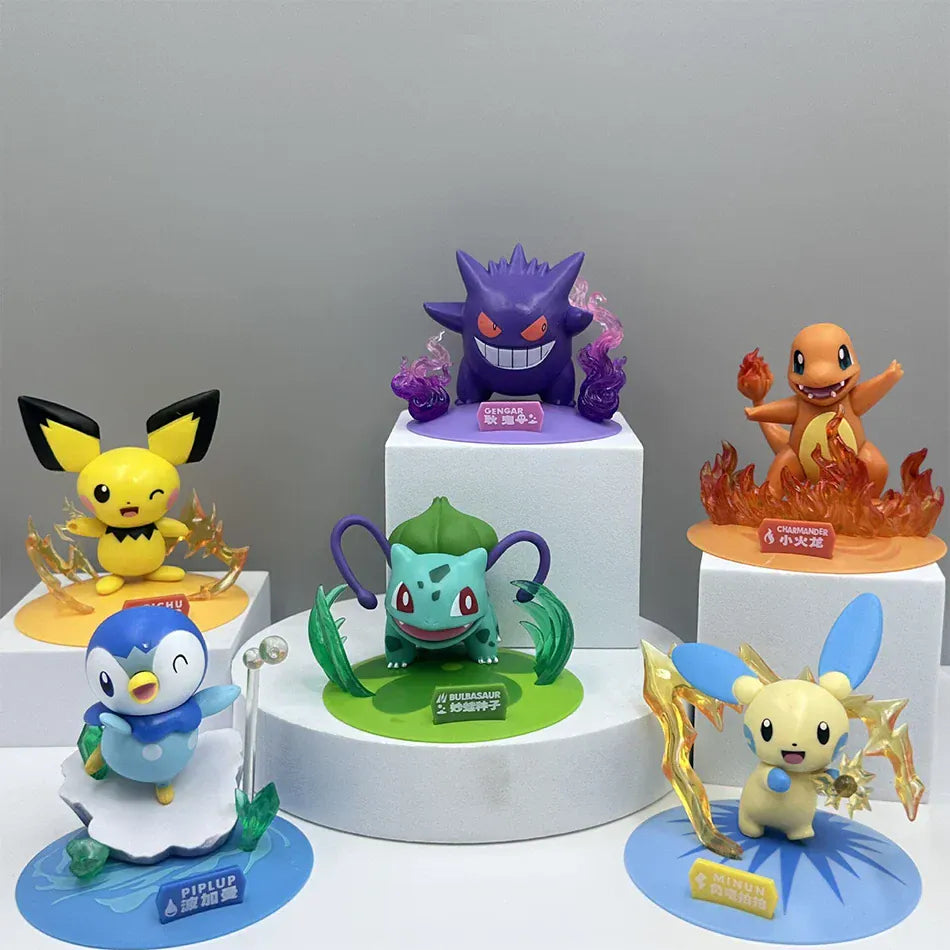 12 Pok é mon Action Dolls Pikachu Blind Box Anime Models Desktop Decorations Pok é mon Toys Children's Birthday Gifts 12 Pok é mon Action Dolls Pikachu Blind Box Anime Models Desktop Decorations Pok é mon Toys Children's Birthday Gifts
