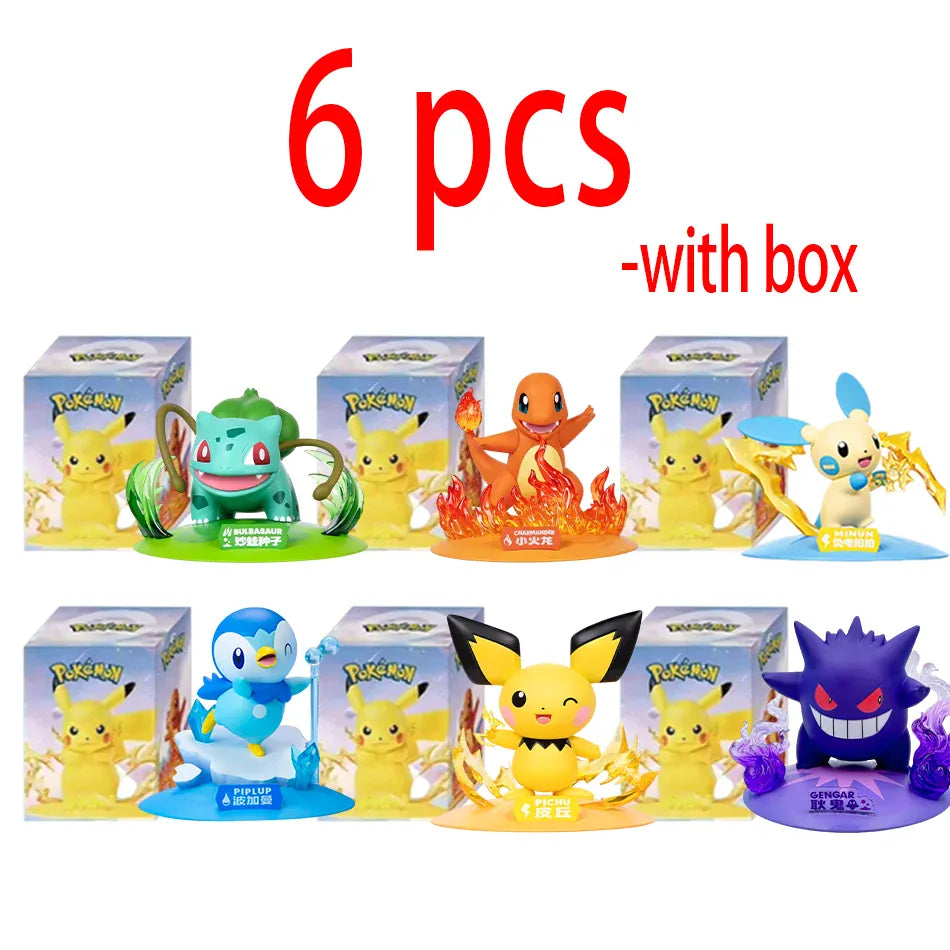 12 Pok é mon Action Dolls Pikachu Blind Box Anime Models Desktop Decorations Pok é mon Toys Children's Birthday Gifts 12 Pok é mon Action Dolls Pikachu Blind Box Anime Models Desktop Decorations Pok é mon Toys Children's Birthday Gifts