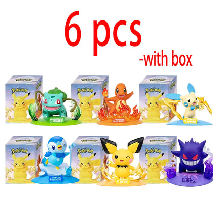 12 Pok é mon Action Dolls Pikachu Blind Box Anime Models Desktop Decorations Pok é mon Toys Children's Birthday Gifts 12 Pok é mon Action Dolls Pikachu Blind Box Anime Models Desktop Decorations Pok é mon Toys Children's Birthday Gifts