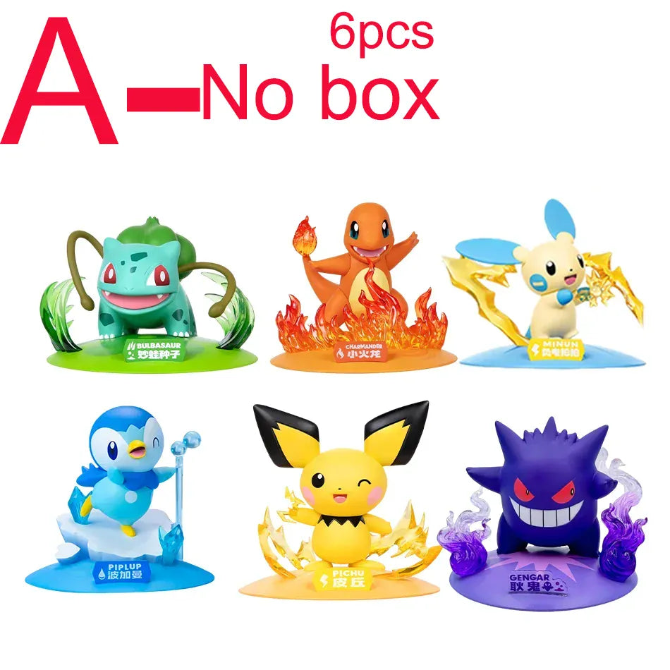 12 Pok é mon Action Dolls Pikachu Blind Box Anime Models Desktop Decorations Pok é mon Toys Children's Birthday Gifts 12 Pok é mon Action Dolls Pikachu Blind Box Anime Models Desktop Decorations Pok é mon Toys Children's Birthday Gifts