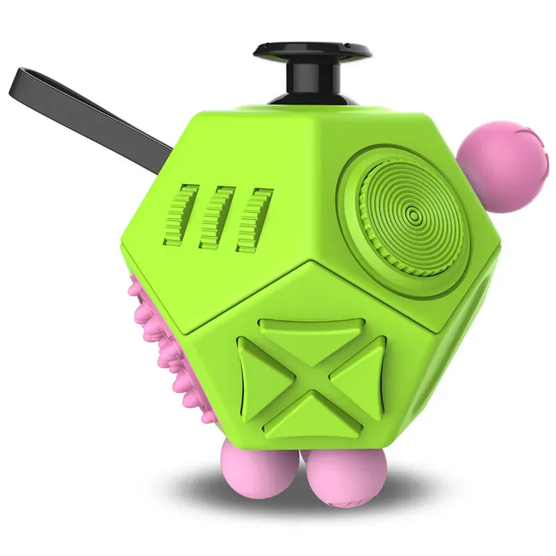 12-Sided Fidget Cube - Ultimate Stress Relief for Anxiety & ADHD 12-Sided Fidget Cube - Ultimate Stress Relief Toy for Anxiety, ADHD & Focus