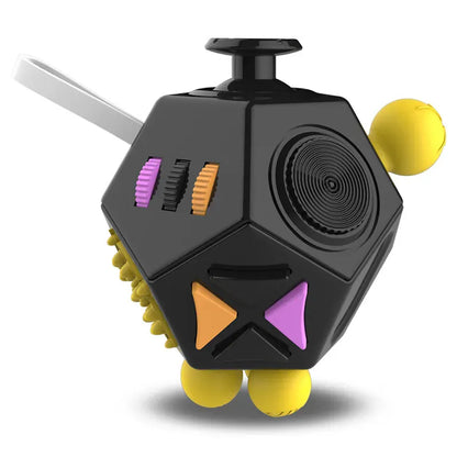 12-Sided Fidget Cube - Ultimate Stress Relief for Anxiety & ADHD 12-Sided Fidget Cube - Ultimate Stress Relief Toy for Anxiety, ADHD & Focus