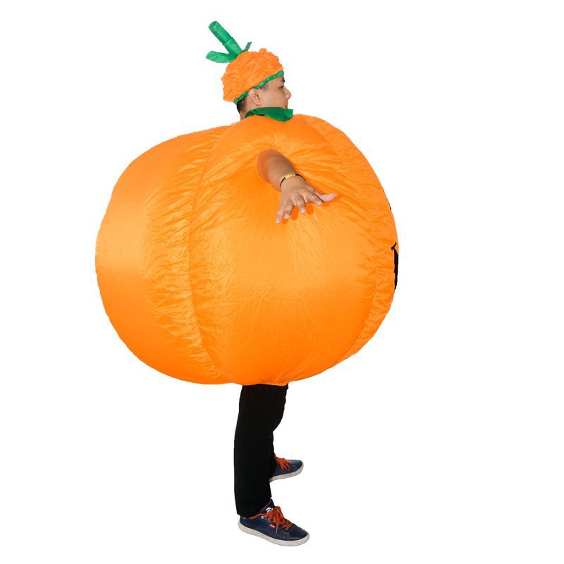 Giant Inflatable Pumpkin Costume – Funny Halloween Party Suit for Adults