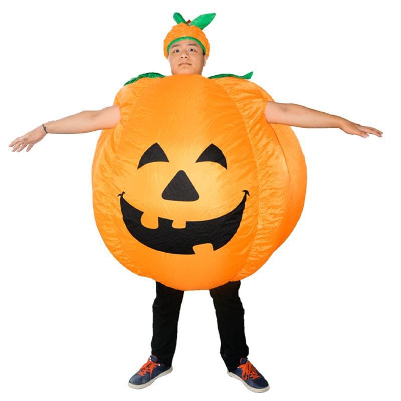 Giant Inflatable Pumpkin Costume – Funny Halloween Party Suit for Adults