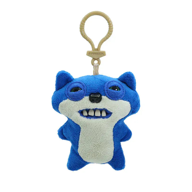 12cm Kawaii Fuggler Keychain - Monster Rabbit Plush Pendant | Wahooly 12cm Fuggler Funny Ugly Monster Plush Toys Keychain Kawaii Fuggler Monster Rabbits Cute Stuffed Peluche Dolls Pendants Gifts Kid