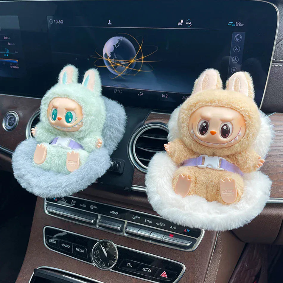 15-17cm Car Doll Seat For Labubu Doll Safety Seat Cute Doll Air Outlet Aromatherapy Decoration Car Interior Labubu Accessories ﻿ 15-17cm Car Doll Seat For Labubu Doll Safety Seat Cute Doll Air Outlet Aromatherapy Decoration Car Interior Labubu Accessories ﻿