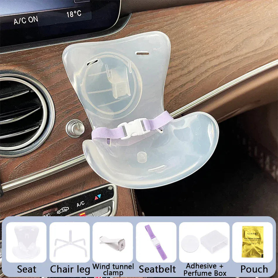 15-17cm Car Doll Seat For Labubu Doll Safety Seat Cute Doll Air Outlet Aromatherapy Decoration Car Interior Labubu Accessories ﻿ 15-17cm Car Doll Seat For Labubu Doll Safety Seat Cute Doll Air Outlet Aromatherapy Decoration Car Interior Labubu Accessories ﻿