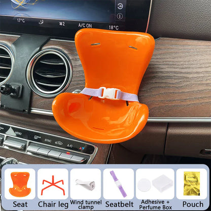 15-17cm Car Doll Seat For Labubu Doll Safety Seat Cute Doll Air Outlet Aromatherapy Decoration Car Interior Labubu Accessories ﻿ 15-17cm Car Doll Seat For Labubu Doll Safety Seat Cute Doll Air Outlet Aromatherapy Decoration Car Interior Labubu Accessories ﻿