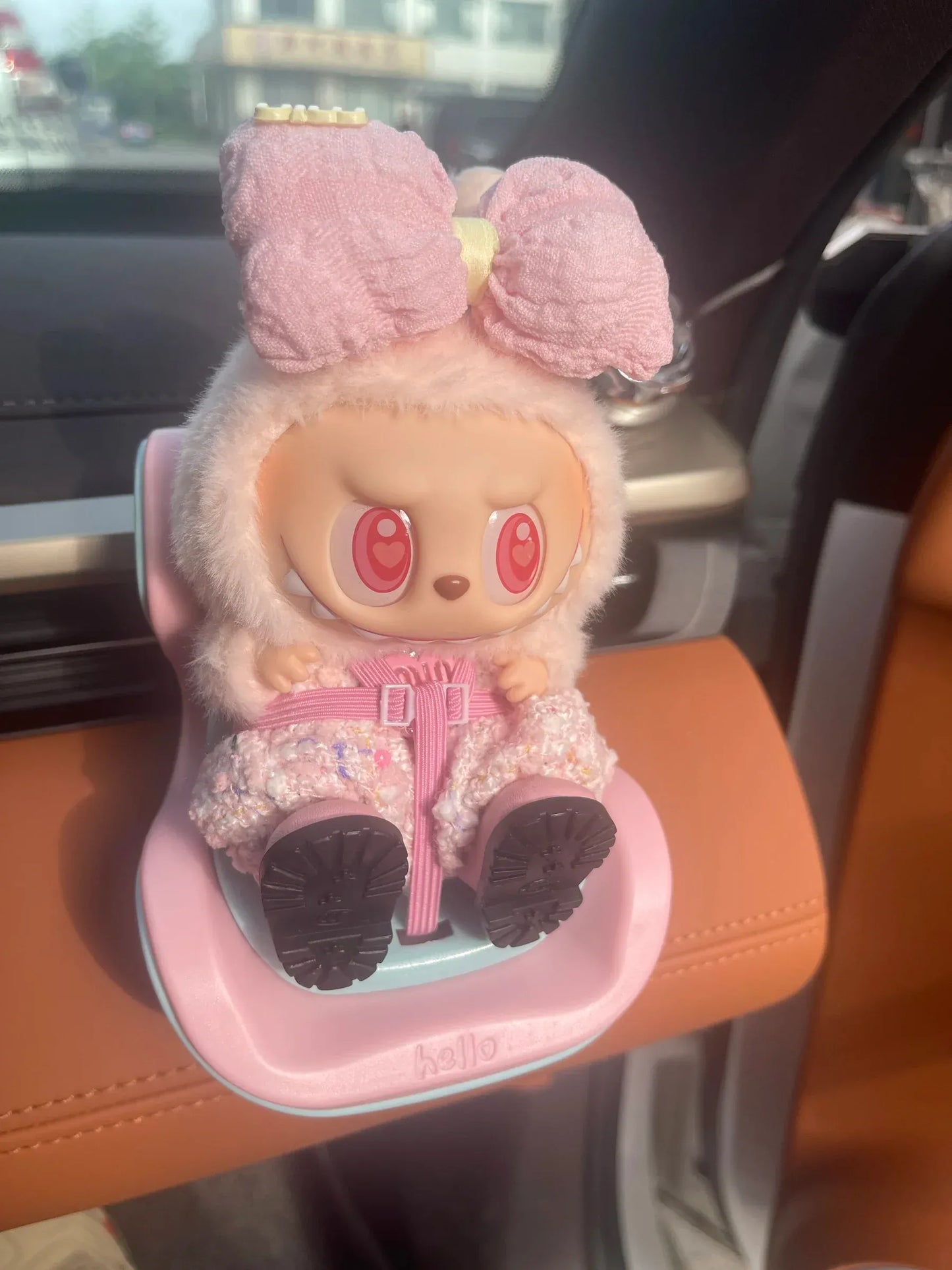 15-17cm doll Seat  3.0 Labubu carseat safety Seat Cute Doll Air Outlet high-grade Car Interior Decoration car seat labubu 15-17cm doll Seat  3.0 Labubu carseat safety Seat Cute Doll Air Outlet high-grade Car Interior Decoration car seat labubu