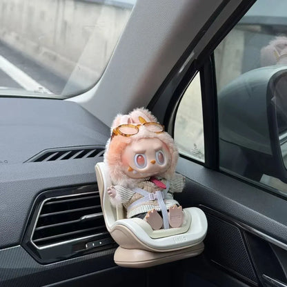 15-17cm doll Seat  3.0 Labubu carseat safety Seat Cute Doll Air Outlet high-grade Car Interior Decoration car seat labubu 15-17cm doll Seat  3.0 Labubu carseat safety Seat Cute Doll Air Outlet high-grade Car Interior Decoration car seat labubu