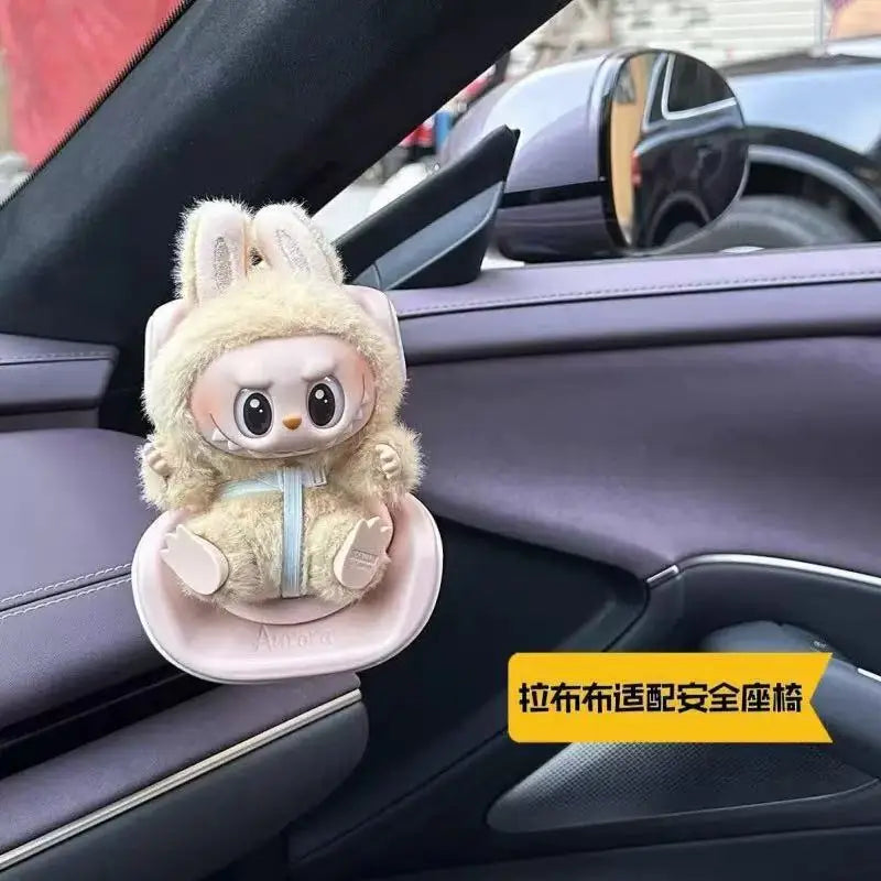 15-17cm doll Seat  3.0 Labubu carseat safety Seat Cute Doll Air Outlet high-grade Car Interior Decoration car seat labubu 15-17cm doll Seat  3.0 Labubu carseat safety Seat Cute Doll Air Outlet high-grade Car Interior Decoration car seat labubu