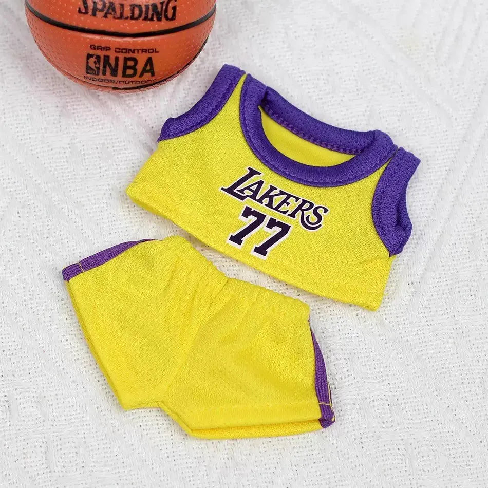 15/17cm Labubu Doll Clothes Basketball Football Idol Uniform Number 1 7 8 10 23 24 77 30 Sports Outfit Suit Accessories Gifts 15/17cm Labubu Doll Clothes Basketball Football Idol Uniform Number 1 7 8 10 23 24 77 30 Sports Outfit Suit Accessories Gifts