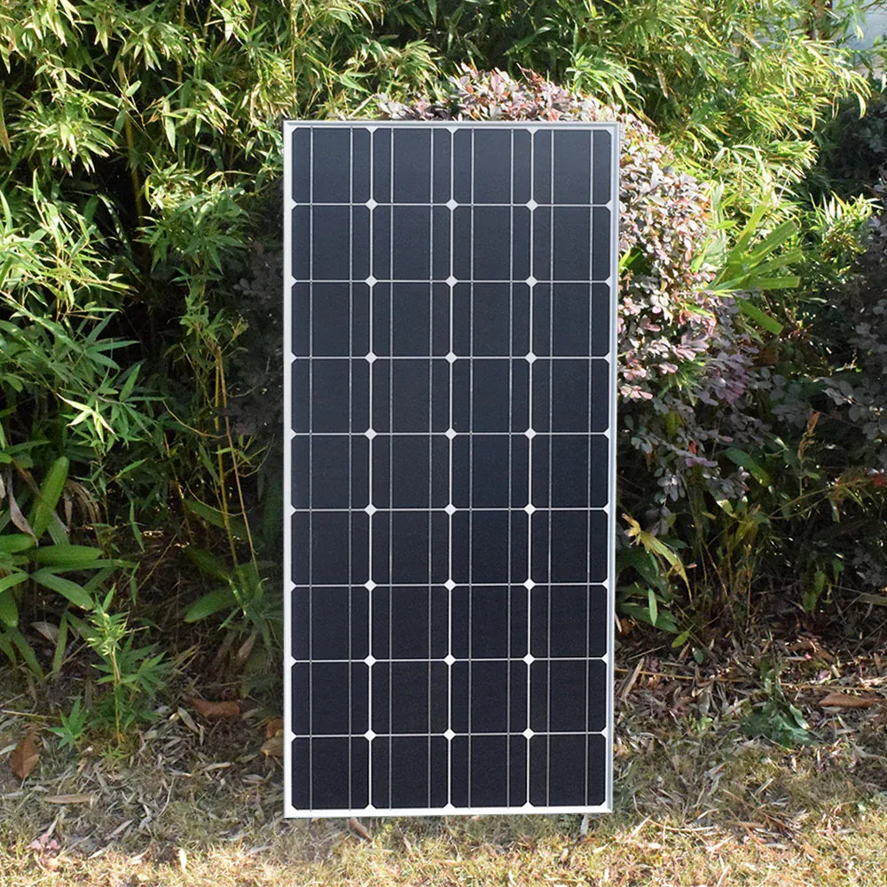 150W Monocrystalline Solar Panel 19.8V | Lightweight PET, IP67, Off-Grid RV & Boat — Wahooly 150W Monocrystalline Solar Panel | 19.8V PET Lightweight | 12V Battery Charging for RV, Boat, Caravan & Off-Grid