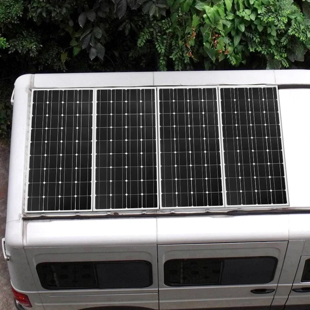 150W Monocrystalline Solar Panel 19.8V | Lightweight PET, IP67, Off-Grid RV & Boat — Wahooly 150W Monocrystalline Solar Panel | 19.8V PET Lightweight | 12V Battery Charging for RV, Boat, Caravan & Off-Grid