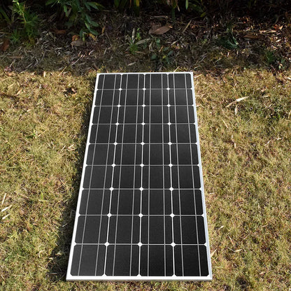 150W Monocrystalline Solar Panel 19.8V | Lightweight PET, IP67, Off-Grid RV & Boat — Wahooly 150W Monocrystalline Solar Panel | 19.8V PET Lightweight | 12V Battery Charging for RV, Boat, Caravan & Off-Grid