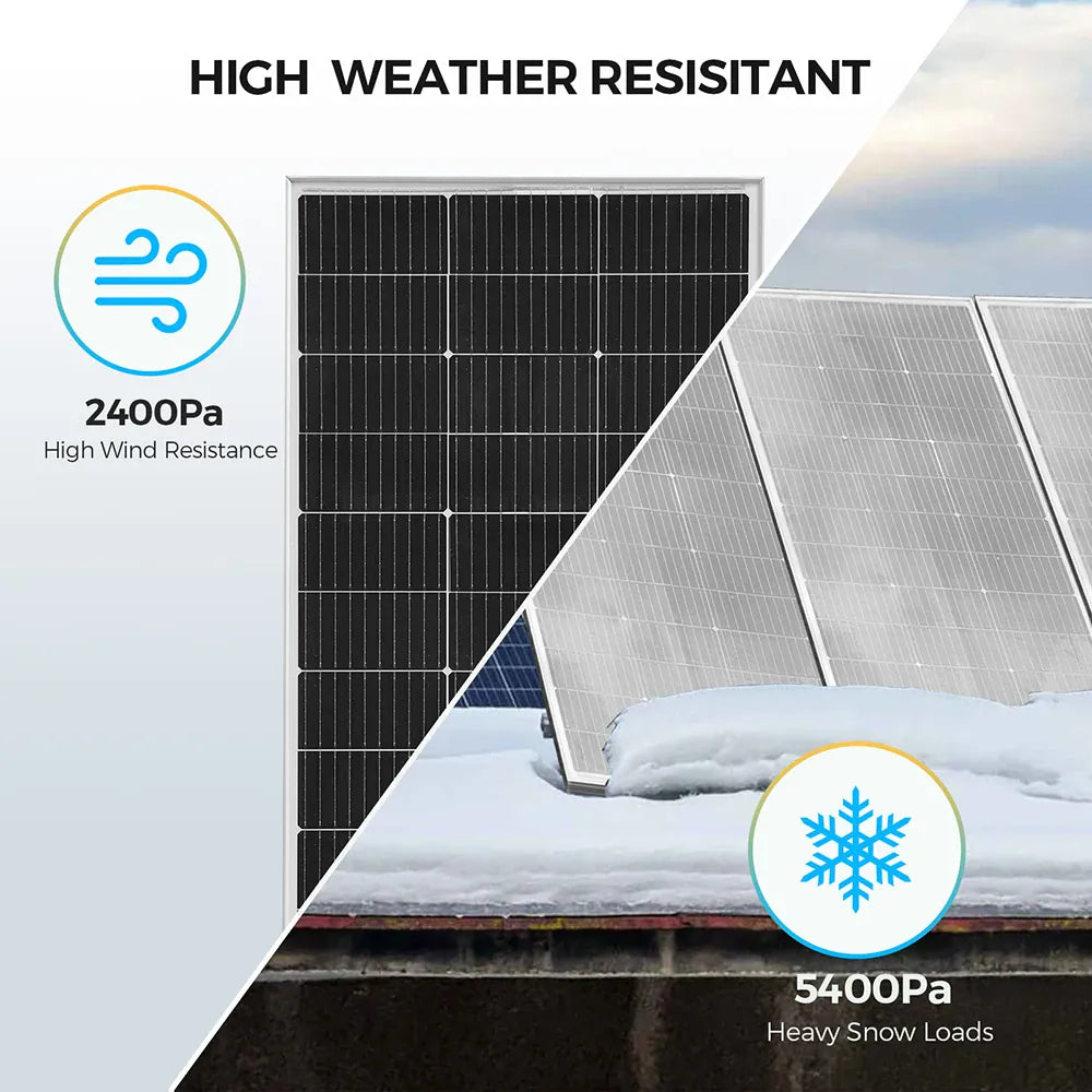 150W Monocrystalline Solar Panel 19.8V | Lightweight PET, IP67, Off-Grid RV & Boat — Wahooly 150W Monocrystalline Solar Panel | 19.8V PET Lightweight | 12V Battery Charging for RV, Boat, Caravan & Off-Grid