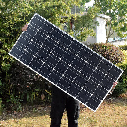 150W Monocrystalline Solar Panel 19.8V | Lightweight PET, IP67, Off-Grid RV & Boat — Wahooly 150W Monocrystalline Solar Panel | 19.8V PET Lightweight | 12V Battery Charging for RV, Boat, Caravan & Off-Grid
