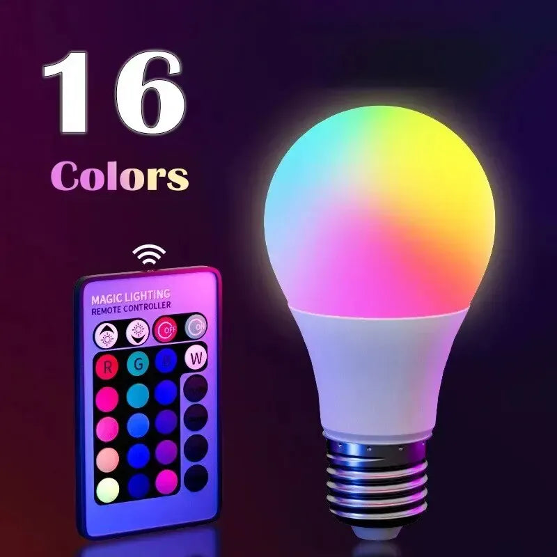 16 Colors RGB Bulb LED Multicolor Bulb E27 16 Colors RGB Bulb LED Multicolor Bulb E27