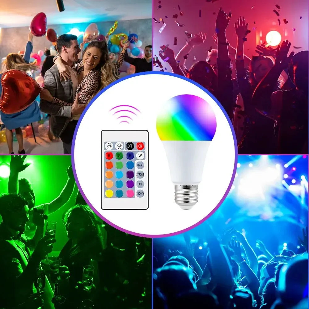 16 Colors RGB Bulb LED Multicolor Bulb E27 16 Colors RGB Bulb LED Multicolor Bulb E27