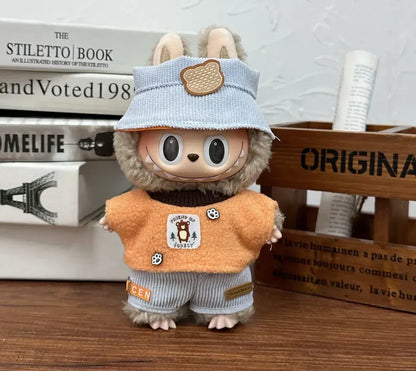 17cm Labubu  Mini Plush Toy Multiple Styles Clothing Set Labubu Outfit Accessories Trendy Play Clothing Labubu Clothes Gift 17cm Labubu  Mini Plush Toy Multiple Styles Clothing Set Labubu Outfit Accessories Trendy Play Clothing Labubu Clothes Gift