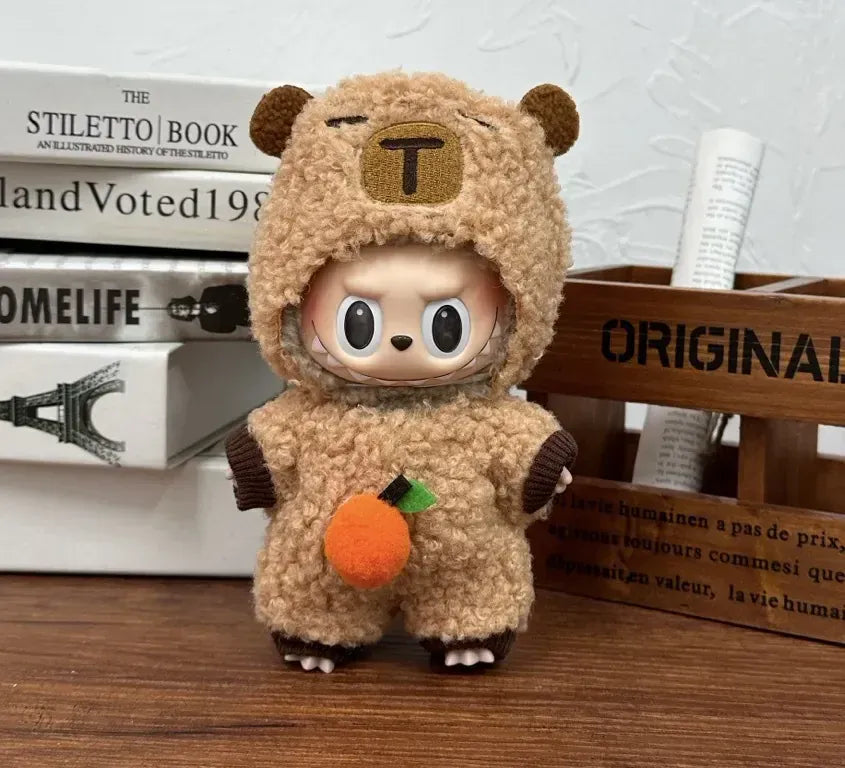 17cm Labubu  Mini Plush Toy Multiple Styles Clothing Set Labubu Outfit Accessories Trendy Play Clothing Labubu Clothes Gift 17cm Labubu  Mini Plush Toy Multiple Styles Clothing Set Labubu Outfit Accessories Trendy Play Clothing Labubu Clothes Gift