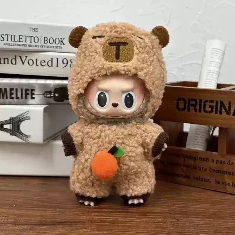 17cm Labubu  Mini Plush Toy Multiple Styles Clothing Set Labubu Outfit Accessories Trendy Play Clothing Labubu Clothes Gift 17cm Labubu  Mini Plush Toy Multiple Styles Clothing Set Labubu Outfit Accessories Trendy Play Clothing Labubu Clothes Gift