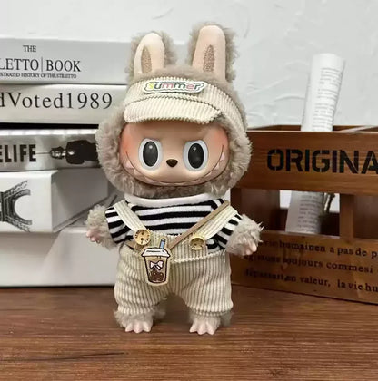 17cm Labubu  Mini Plush Toy Multiple Styles Clothing Set Labubu Outfit Accessories Trendy Play Clothing Labubu Clothes Gift 17cm Labubu  Mini Plush Toy Multiple Styles Clothing Set Labubu Outfit Accessories Trendy Play Clothing Labubu Clothes Gift