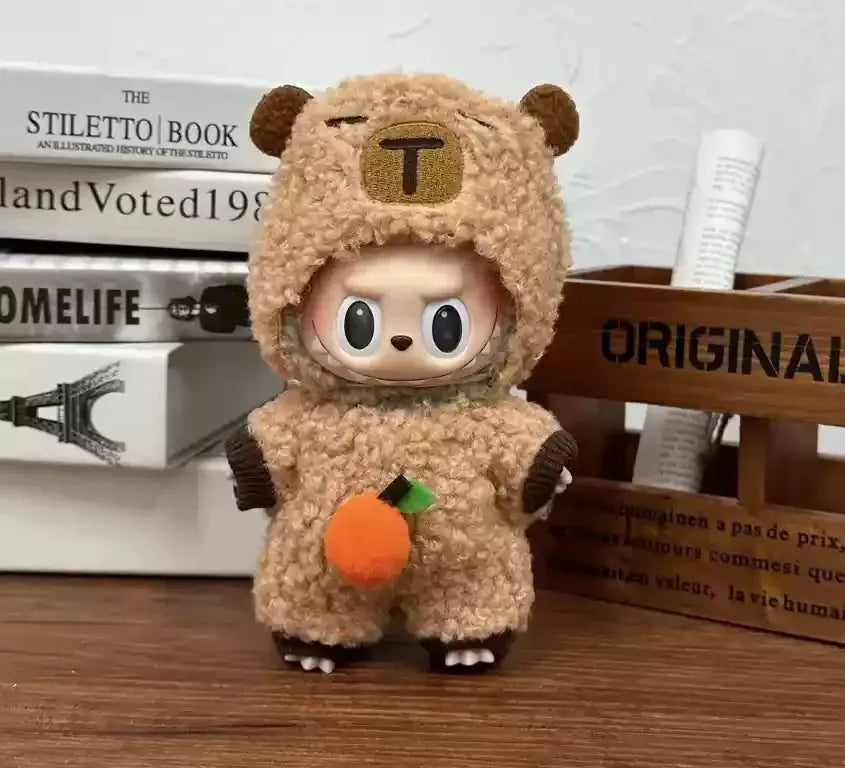 17cm Labubu  Mini Plush Toy Multiple Styles Clothing Set Labubu Outfit Accessories Trendy Play Clothing Labubu Clothes Gift 17cm Labubu  Mini Plush Toy Multiple Styles Clothing Set Labubu Outfit Accessories Trendy Play Clothing Labubu Clothes Gift