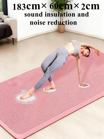 183×60cm Thick Yoga Mat Anti-skid Sports Fitness Mat 20MM Comfort Foam Yoga Matt for Exercise Yoga and Pilates Gymnastics Mat 183×60cm Thick Yoga Mat Anti-skid Sports Fitness Mat 20MM Comfort Foam Yoga Matt for Exercise Yoga and Pilates Gymnastics Mat