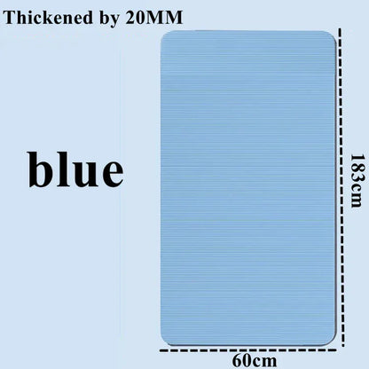 183×60cm Thick Yoga Mat Anti-skid Sports Fitness Mat 20MM Comfort Foam Yoga Matt for Exercise Yoga and Pilates Gymnastics Mat 183×60cm Thick Yoga Mat Anti-skid Sports Fitness Mat 20MM Comfort Foam Yoga Matt for Exercise Yoga and Pilates Gymnastics Mat
