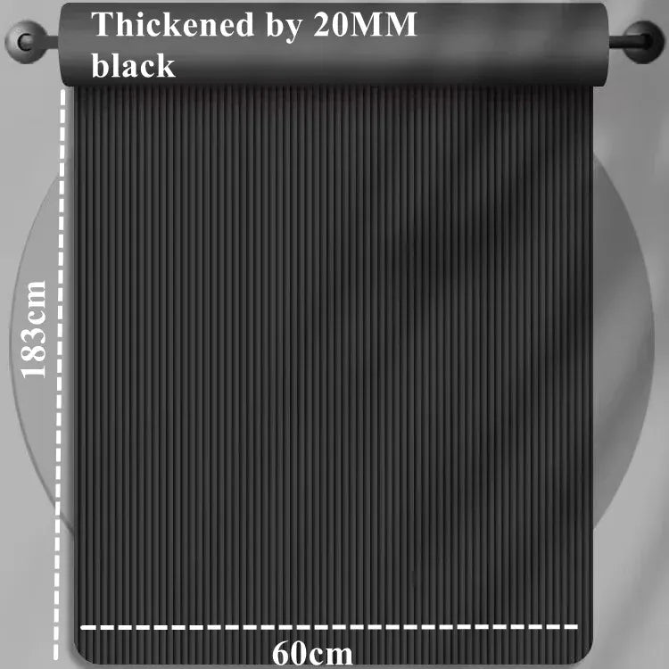 183×60cm Thick Yoga Mat Anti-skid Sports Fitness Mat 20MM Comfort Foam Yoga Matt for Exercise Yoga and Pilates Gymnastics Mat 183×60cm Thick Yoga Mat Anti-skid Sports Fitness Mat 20MM Comfort Foam Yoga Matt for Exercise Yoga and Pilates Gymnastics Mat