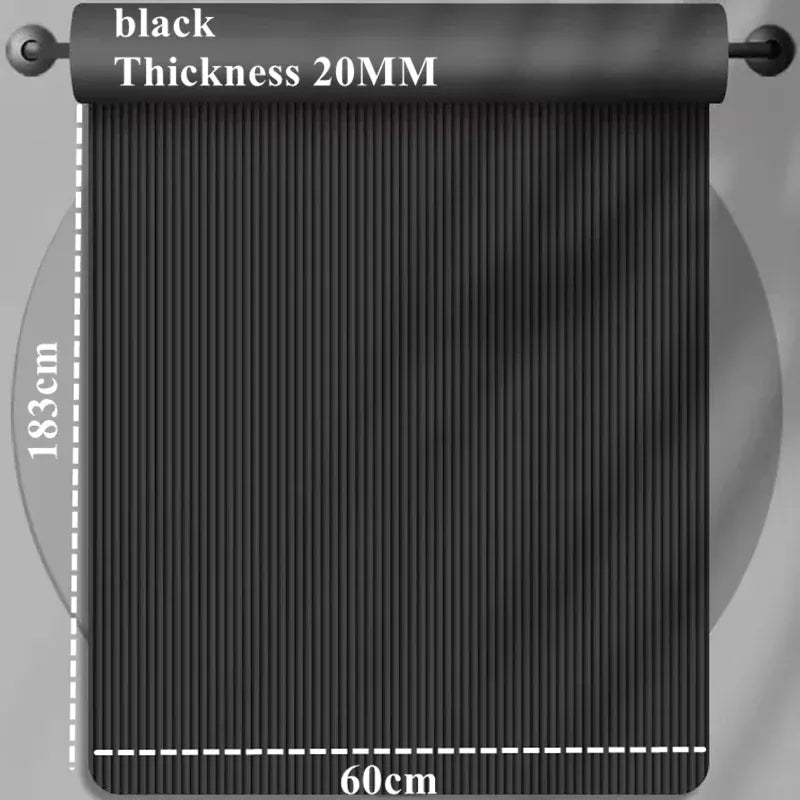 183×60cm Thick Yoga Mat Anti-skid Sports Fitness Mat 20MM Comfort Foam Yoga Matt for Exercise Yoga and Pilates Gymnastics Mat 183×60cm Thick Yoga Mat Anti-skid Sports Fitness Mat 20MM Comfort Foam Yoga Matt for Exercise Yoga and Pilates Gymnastics Mat