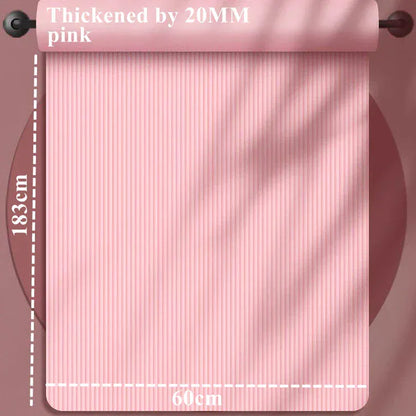 183×60cm Thick Yoga Mat Anti-skid Sports Fitness Mat 20MM Comfort Foam Yoga Matt for Exercise Yoga and Pilates Gymnastics Mat 183×60cm Thick Yoga Mat Anti-skid Sports Fitness Mat 20MM Comfort Foam Yoga Matt for Exercise Yoga and Pilates Gymnastics Mat