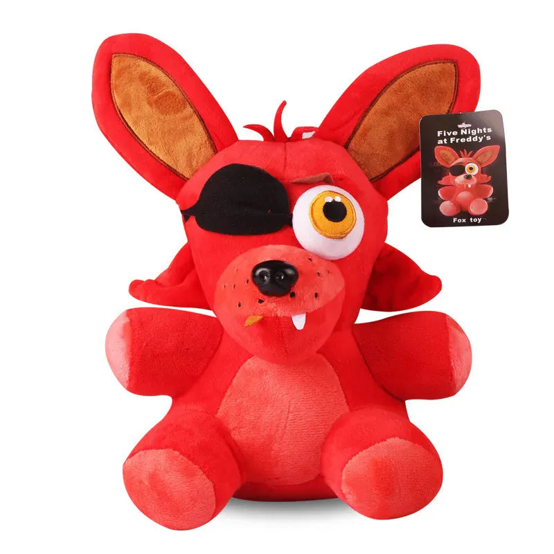 18cm FNAF Stuffed Plush Toys Freddy Fazbear Bear Foxy Rabbit Bonnie Chica Peluche Juguetes 5 Nights At Freddy Plushie Toys Gifts 18cm FNAF Stuffed Plush Toys Freddy Fazbear Bear Foxy Rabbit Bonnie Chica Peluche Juguetes 5 Nights At Freddy Plushie Toys Gifts