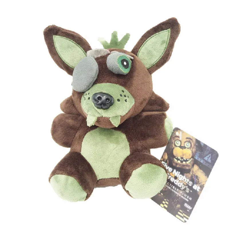 18cm FNAF Stuffed Plush Toys Freddy Fazbear Bear Foxy Rabbit Bonnie Chica Peluche Juguetes 5 Nights At Freddy Plushie Toys Gifts 18cm FNAF Stuffed Plush Toys Freddy Fazbear Bear Foxy Rabbit Bonnie Chica Peluche Juguetes 5 Nights At Freddy Plushie Toys Gifts