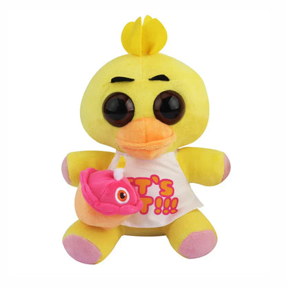 18cm FNAF Stuffed Plush Toys Freddy Fazbear Bear Foxy Rabbit Bonnie Chica Peluche Juguetes 5 Nights At Freddy Plushie Toys Gifts 18cm FNAF Stuffed Plush Toys Freddy Fazbear Bear Foxy Rabbit Bonnie Chica Peluche Juguetes 5 Nights At Freddy Plushie Toys Gifts