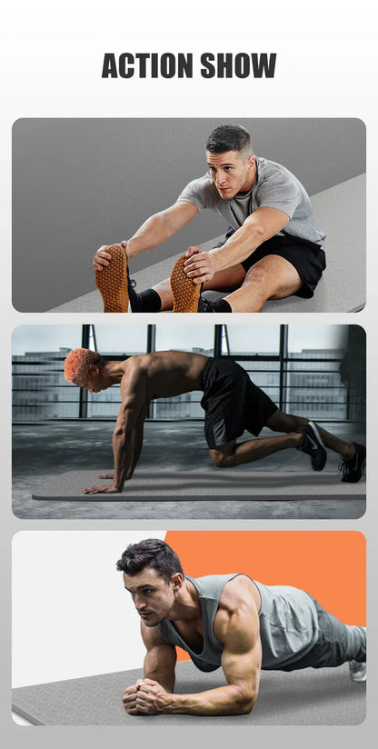 190CM Yoga Mat High Density Anti-Tear Exercise Mat Extra Long & Wide Non Slip Workout Mat with Carrying Strap for Sports Fitness 190CM Yoga Mat High Density Anti-Tear Exercise Mat Extra Long & Wide Non Slip Workout Mat with Carrying Strap for Sports Fitness