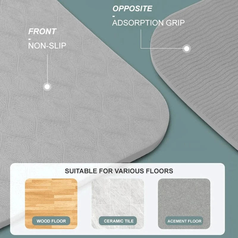 190CM Yoga Mat High Density Anti-Tear Exercise Mat Extra Long & Wide Non Slip Workout Mat with Carrying Strap for Sports Fitness 190CM Yoga Mat High Density Anti-Tear Exercise Mat Extra Long & Wide Non Slip Workout Mat with Carrying Strap for Sports Fitness