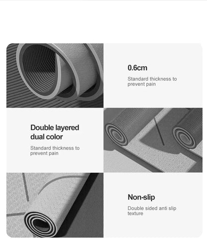 190CM Yoga Mat High Density Anti-Tear Exercise Mat Extra Long & Wide Non Slip Workout Mat with Carrying Strap for Sports Fitness 190CM Yoga Mat High Density Anti-Tear Exercise Mat Extra Long & Wide Non Slip Workout Mat with Carrying Strap for Sports Fitness