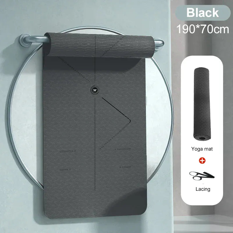 190CM Yoga Mat High Density Anti-Tear Exercise Mat Extra Long & Wide Non Slip Workout Mat with Carrying Strap for Sports Fitness 190CM Yoga Mat High Density Anti-Tear Exercise Mat Extra Long & Wide Non Slip Workout Mat with Carrying Strap for Sports Fitness