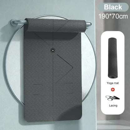 190CM Yoga Mat High Density Anti-Tear Exercise Mat Extra Long & Wide Non Slip Workout Mat with Carrying Strap for Sports Fitness 190CM Yoga Mat High Density Anti-Tear Exercise Mat Extra Long & Wide Non Slip Workout Mat with Carrying Strap for Sports Fitness