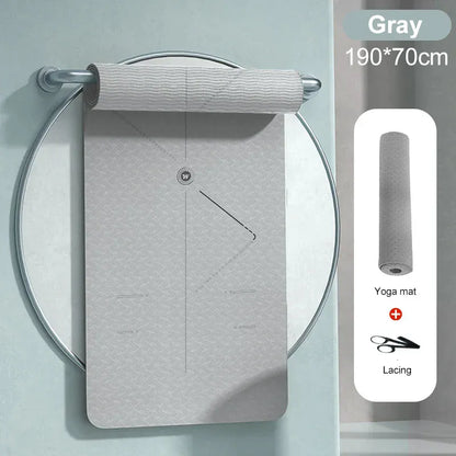 190CM Yoga Mat High Density Anti-Tear Exercise Mat Extra Long & Wide Non Slip Workout Mat with Carrying Strap for Sports Fitness 190CM Yoga Mat High Density Anti-Tear Exercise Mat Extra Long & Wide Non Slip Workout Mat with Carrying Strap for Sports Fitness