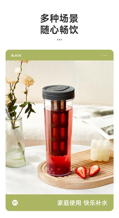 1L Manual Cold Brew Coffee Maker with Handle High-capacity Water Bottle Summer Portable Juices Tea Fruit Coffeeware Pot 1L Manual Cold Brew Coffee Maker with Handle High-capacity Water Bottle Summer Portable Juices Tea Fruit Coffeeware Pot